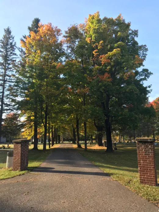 Sagola Township path in cemetery Sagola Township path in cemetery